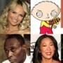 Kristin Chenoweth, Stewie from Family Guy, Tina Fey, Lance Reddick, Sandra Oh, Naveen Andrews