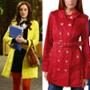 Fall Fashion Guide: Steal This TV Look: Leighton Meester Gossip Girl Colored Trenchcoat