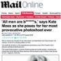 Kate Moss, Daily Mail