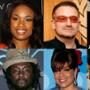 Jennifer Hudson, Bono, Barbra Streisand, will.i.am, Paula Abdul, Pete Wentz