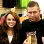 Miley Cyrus, Stephen Baldwin, Justin Gaston