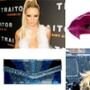 Aubrey O'Day, Paris Hilton, Forever 21 Glitter Clutch, Armani Exchange Beret