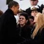 Shakira, Marisa Tomei, Barack Obama, Bono, The Edge, U2