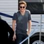 Robert Pattinson, New Moon set