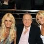 Hugh Hefner, Kristina Shannon, Crystal Harris, Karissa Shannon