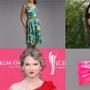 Taylor Swift, SR Square Clutch, Talbots dress, Fergie