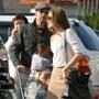 Brad Pitt, Angelina Jolie, Shiloh, Zahara