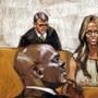 Tyra Banks, Courthouse Sketch