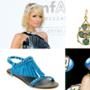 Paris Hilton, Flying Lizard Earrings, Nine West Fringe Sandal, Fergie