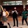 Lea Michele, Chris Colfer, Amber Riley, Kevin McHale, Jenna Ushkowitz, Glee