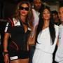 Beyonce Knowles, Nicole Scherzinger, Lewis Hamilton