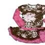 Ohh! La, La! Couture's Chocolate and Pink Toile Can Can Dress