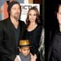 Brad Pitt, Angelina Jolie, Maddox Jolie PItt, Matt Damon