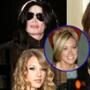 Michael Jackson, Taylor Swift, Miley Cyrus, Robert Pattinson, Kate Gosselin