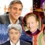 George Clooney, Jay Leno, Jimmy Kimmel, Michael C. Hall, Conan O'Brien