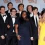 Matthew Morrison, Kevin McHale, Cory Monteith, Amber Riley, Ian Brennan, Chris Colfer, Jenna Ushkowitz, Jane Lynch, Dante Di Loreto, Dianna Agron,Ryan Murphy,  Lea Michele