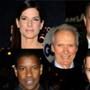 Sandra Bullock, Tom Hanks, Denzel Washington, Johnny Depp, Clint Eastwood