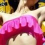 Johnny Vincent Caliente Ruffled Pink Bikini