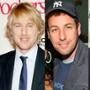 Owen Wilson, Charlie Sheen, Adam Sandler