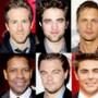 Ryan Reynolds, Robert Pattinson, Alexander Skarsgard, Johnny Depp, Denzel Washington, Leonardo Dicaprio, Zac Efron, George Clooney