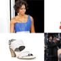 Michelle Obama, Spiegel Striped Dress, Scarpasa Wonder Heel, Camilla Belle