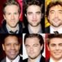 Ryan Reynolds, Robert Pattinson, Javier Bardem, Johnny Depp, Denzel Washington, Leonardo Dicaprio, Zac Efron, George Clooney