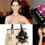 Anne Hathaway, Rogue Theory Mulberry Orchid Ipad Cove, Magid Straw Bag, Michelle Obama