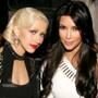Christina Aguilera, Kim Kardashian  