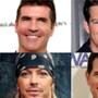 Chris Isaak, Simon Cowell, Bret Michaels, Harry Connick Jr.