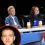 American Idol, Ellen DeGeneres, Kara DioGuardi, Randy Jackson, Justin Timberlake, Elton John