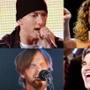 Eminem, Mariah Carey, Kings of Leon, Glee