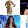 Katy Perry, Michael Kors gold sequin dress, Miranda Kerr, OPI lotion