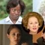 Meryl Streep, Iron Lady, Michelle Williams, My Week With Marilyn, Viola Davis, The Help, Rooney Mara, Girl with The Dragon Tattoo