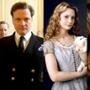 The Kings Speech, Colin Firth, Alice in Wonderland, Mia Wasikowska, Inception, Joseph Gordon-Levitt