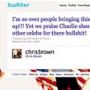 Chris Brown, Twitter