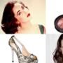 Elizabeth Taylor, Laura Gellar Tropic Hues Blush, Guess Snakeskin Heels, Kristin Davis