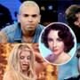 Chris Brown, Charlie Sheen, Jimmy Kimmel, Kirstie Alley, Casey Abrams, Elizabeth Taylor 