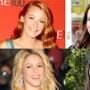 Blake Lively, Kate Middleton, Shakira, Lea Michele