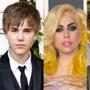 Lady Gaga, Justin Bieber, Robert Pattinson