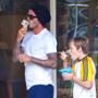 David Beckham, Brooklyn Beckham, Romeo Beckham, Cruz Beckham
