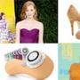 Jessica Chastain, Stuart Weitzman Cork Pumps, Clarisonic, Teen Choice Awards, Blake Lively