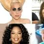 Lady Gaga, Angelina Jolie, Oprah Winfrey, Queen Elizabeth