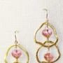 Charme Silkiner Pink Topaz Earrings