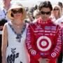 Dan Wheldon, Ashley Judd, Dario Franchitti 