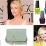 Charlize Theron, ASOS bag, OPI nail polish, Elle Fanning, Kirsten Dunst