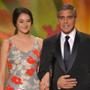 Shailene Woodley, George Clooney 