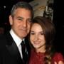 Shailene Woodley, George Clooney 