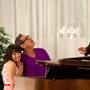 Glee, Lea Michele, Jeff Goldblum, Brian Stokes Mitchel