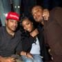 Shannon Elizabeth, Ricardo Laguna and Brandy at TAO