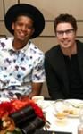 Josh Henderson & Chef Roble Ali Josh Henderson & Chef Roble Ali